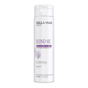Shampoo Matizador Blond Me Bella Hair Brasil 300ml