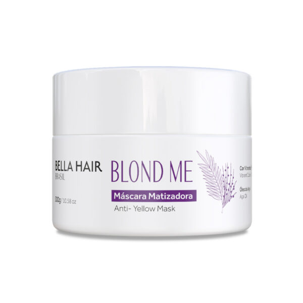 Mascara Matizadora Blond Me Bella Hair Brasil 300g