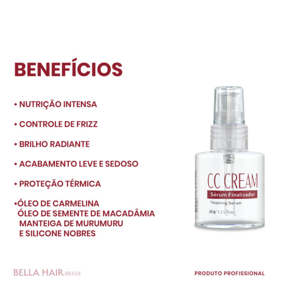 Linha CC Cream, KIT: Sérum e Leave-in Pro, Bella Hair Brasil - Imagem 2