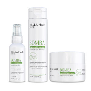 Linha Bomba Kit: Shampoo, Máscara e Tônico